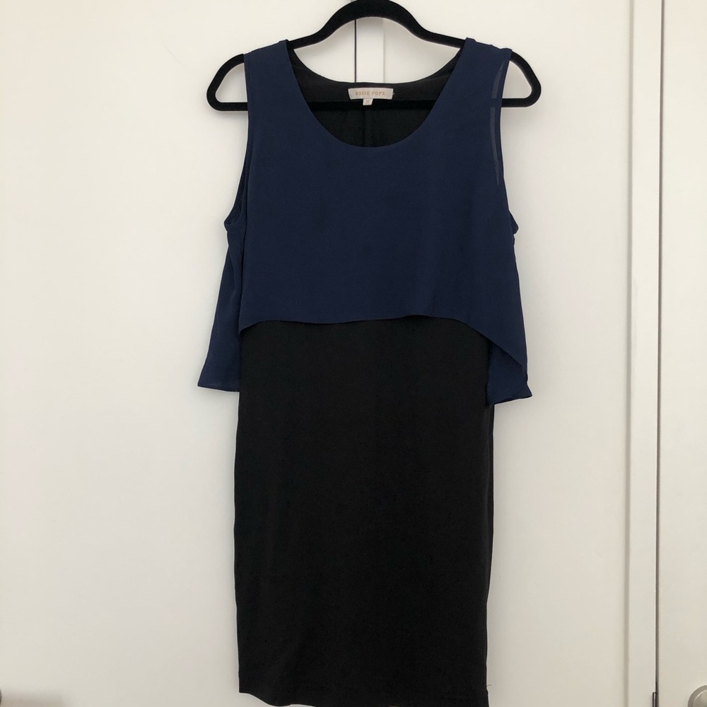 Rosie Pope Navy and Black maternity dress XS